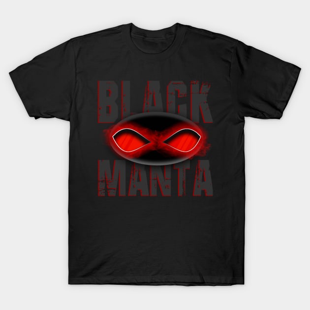 Black Manta T-Shirt by ComicBook Clique